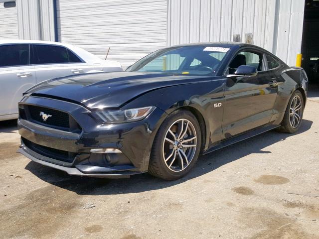 1FA6P8CF9G5264423 - 2016 FORD MUSTANG GT BLACK photo 2