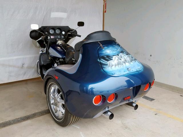 1HD1FCW1XYY606194 - 2000 HARLEY-DAVIDSON FLHTCUI BLUE photo 3