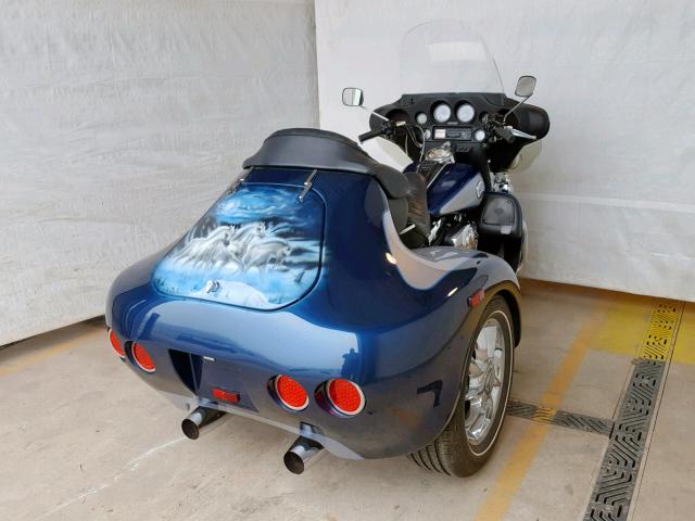 1HD1FCW1XYY606194 - 2000 HARLEY-DAVIDSON FLHTCUI BLUE photo 4