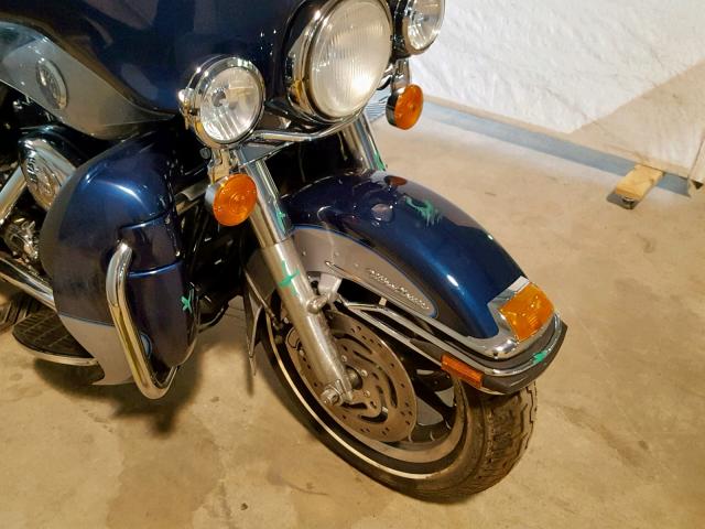 1HD1FCW1XYY606194 - 2000 HARLEY-DAVIDSON FLHTCUI BLUE photo 9