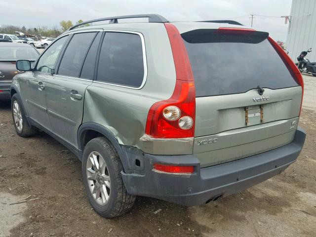 YV4CZ852161243358 - 2006 VOLVO XC90 V8 GREEN photo 3