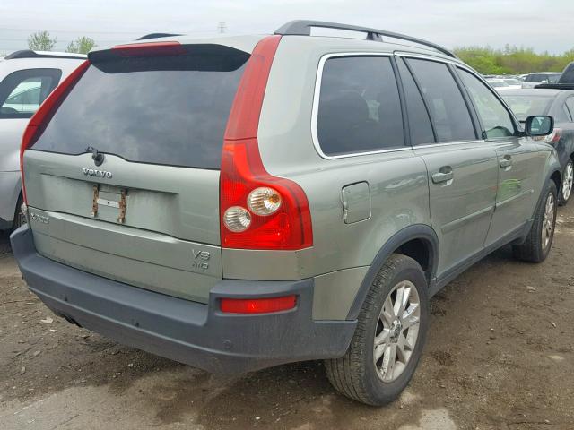 YV4CZ852161243358 - 2006 VOLVO XC90 V8 GREEN photo 4