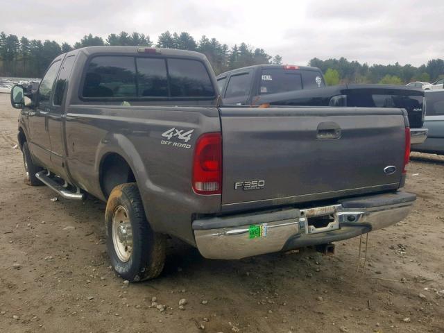 1FTSX31L12EB02699 - 2002 FORD F350 SRW S GRAY photo 3