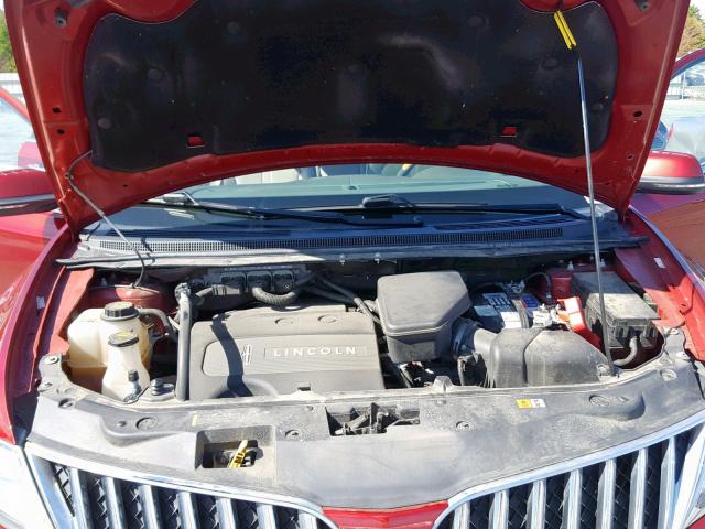 2LMDJ8JK1DBL46091 - 2013 LINCOLN MKX RED photo 7