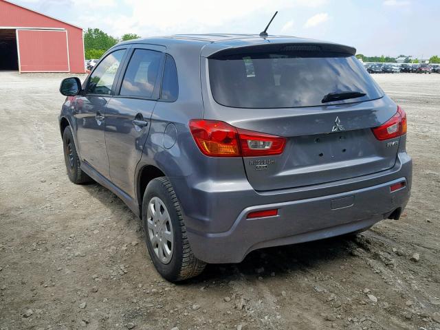 JA4AJ3AU2BZ607322 - 2011 MITSUBISHI RVR SE GRAY photo 3