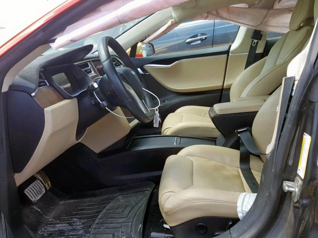5YJSA1E45GF171202 - 2016 TESLA MODEL S ذهبي صورة 5