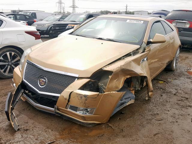 1G6DM1E36D0102328 - 2013 CADILLAC CTS PERFOR GOLD photo 2