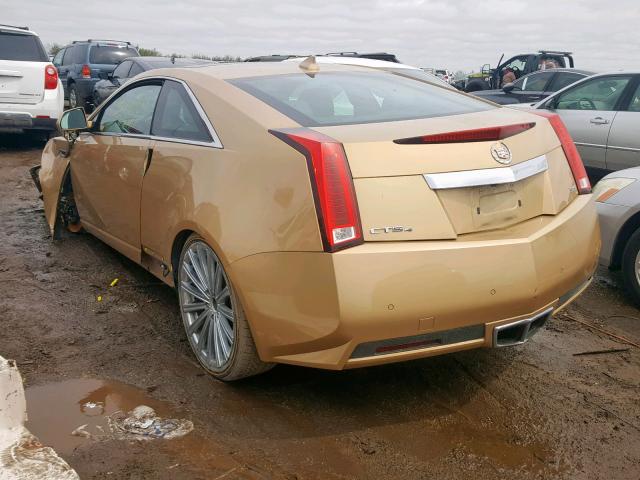 1G6DM1E36D0102328 - 2013 CADILLAC CTS PERFOR GOLD photo 3
