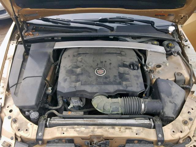 1G6DM1E36D0102328 - 2013 CADILLAC CTS PERFOR GOLD photo 7