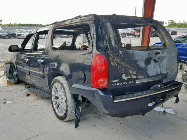 1GKFK16397J299816 - 2007 GMC YUKON XL K BLUE photo 3