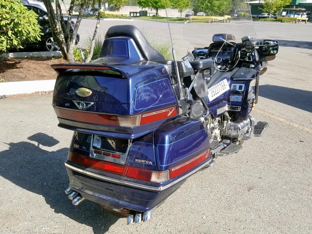 1HFSC2235YA203366 - 2000 HONDA GL1500 SE1 BLUE photo 4