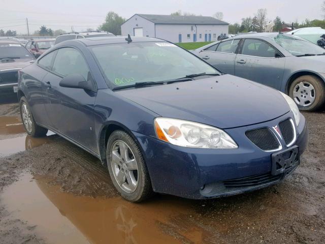 1G2ZH17N884282128 - 2008 PONTIAC G6 GT BLUE photo 1