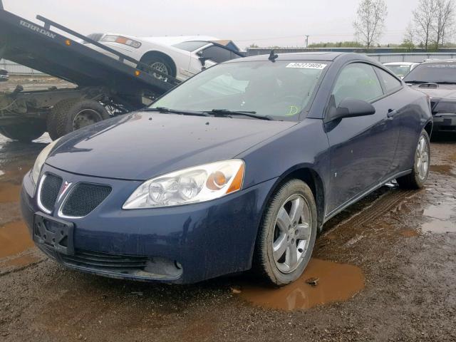 1G2ZH17N884282128 - 2008 PONTIAC G6 GT BLUE photo 2