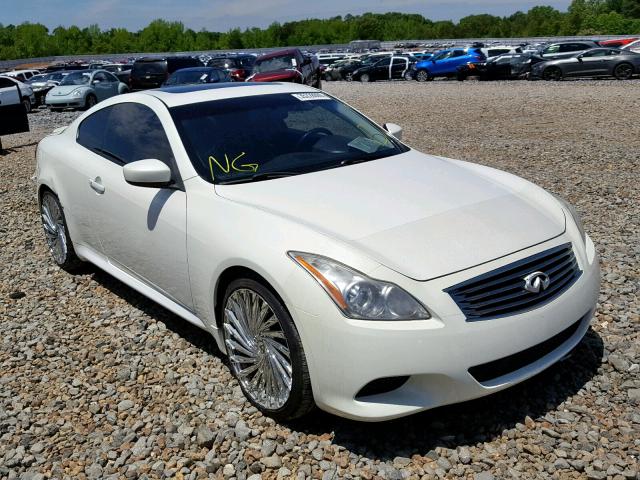 JNKCV64E48M115565 - 2008 INFINITI G37 BASE WHITE photo 1