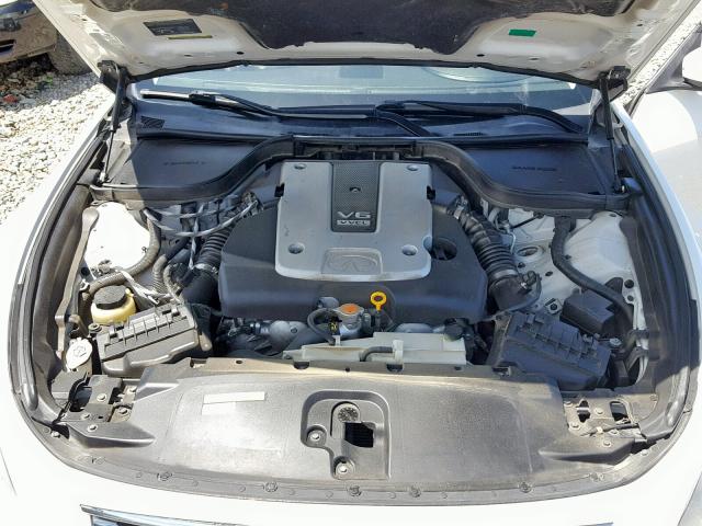 JNKCV64E48M115565 - 2008 INFINITI G37 BASE WHITE photo 7