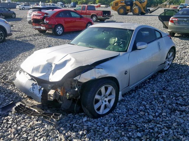 JN1AZ34E23T020967 - 2003 NISSAN 350Z COUPE SILVER photo 2