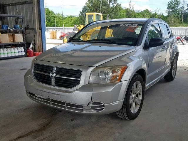 1B3CB4HA5AD586783 - 2010 DODGE CALIBER SX SILVER photo 2