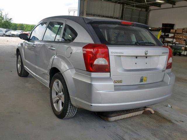 1B3CB4HA5AD586783 - 2010 DODGE CALIBER SX SILVER photo 3