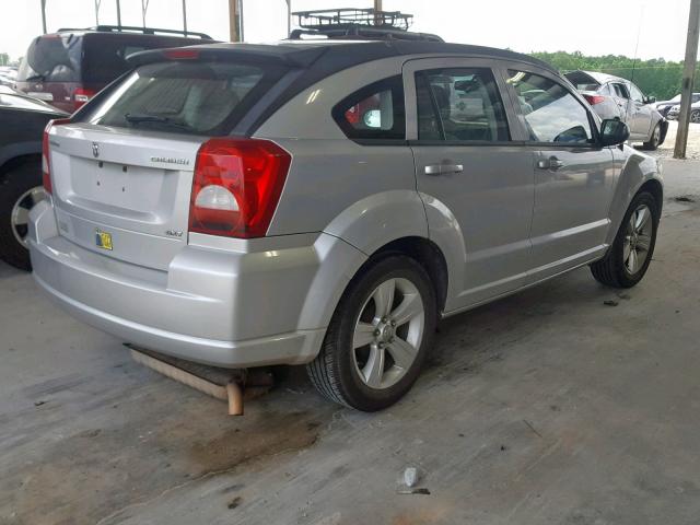 1B3CB4HA5AD586783 - 2010 DODGE CALIBER SX SILVER photo 4