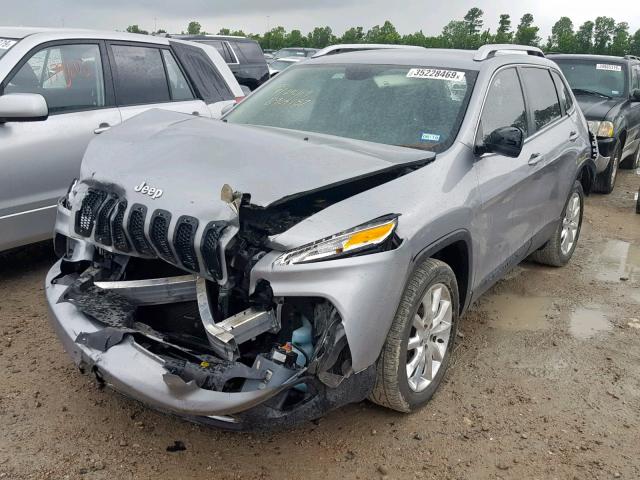 1C4PJLDB5FW708131 - 2015 JEEP CHEROKEE L SILVER photo 2