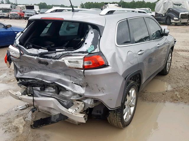 1C4PJLDB5FW708131 - 2015 JEEP CHEROKEE L SILVER photo 4