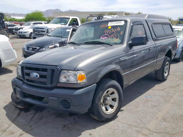 1FTYR10D28PA20089 - 2008 FORD RANGER GRAY photo 2