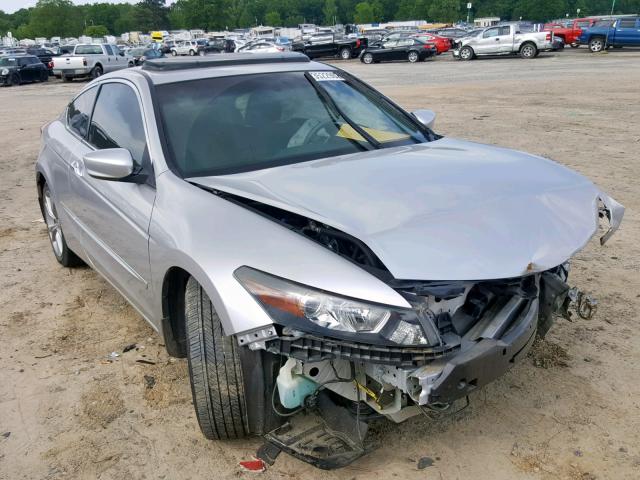 1HGCS2B86CA010442 - 2012 HONDA ACCORD EXL SILVER photo 1