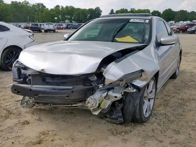 1HGCS2B86CA010442 - 2012 HONDA ACCORD EXL SILVER photo 2