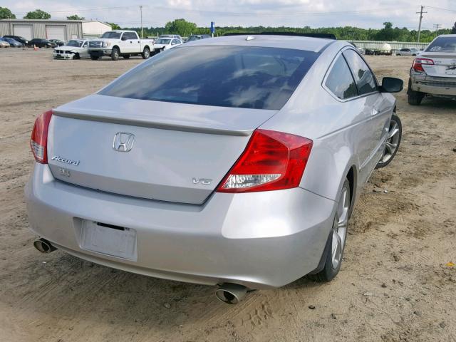 1HGCS2B86CA010442 - 2012 HONDA ACCORD EXL SILVER photo 4