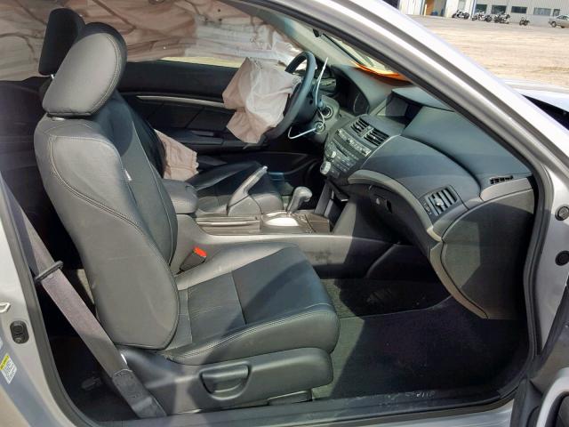 1HGCS2B86CA010442 - 2012 HONDA ACCORD EXL SILVER photo 5