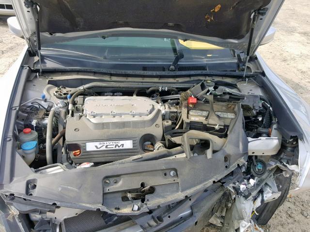 1HGCS2B86CA010442 - 2012 HONDA ACCORD EXL SILVER photo 7