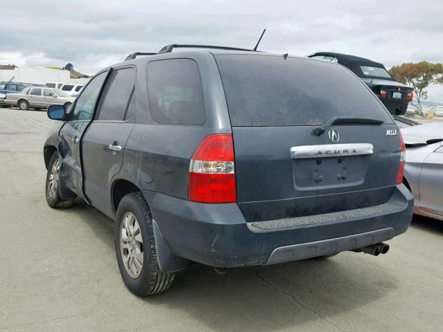 2HNYD18663H533180 - 2003 ACURA MDX TOURIN GRAY photo 3