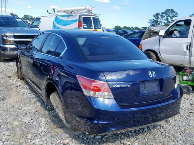 1HGCP26458A103176 - 2008 HONDA ACCORD LXP BLUE photo 3