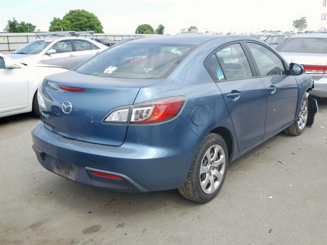 JM1BL1UGXB1495737 - 2011 MAZDA 3 I BLUE photo 4