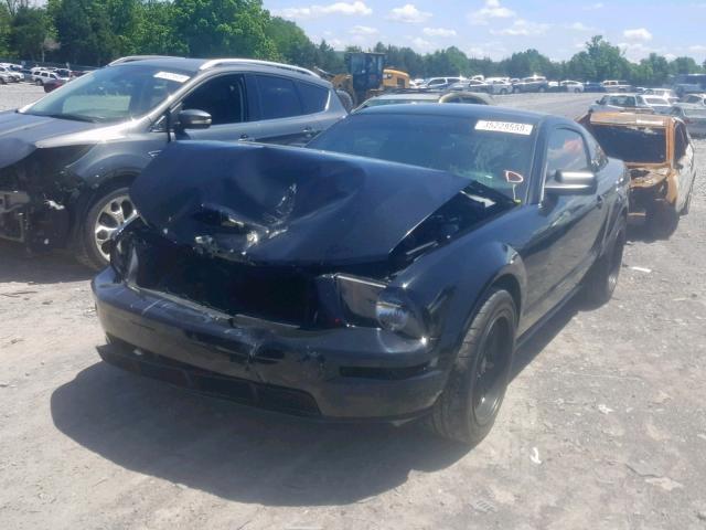 1ZVHT82H685189115 - 2008 FORD MUSTANG GT BLACK photo 2