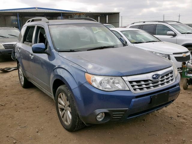 JF2SHAEC5CH459400 - 2012 SUBARU FORESTER L BLUE photo 1