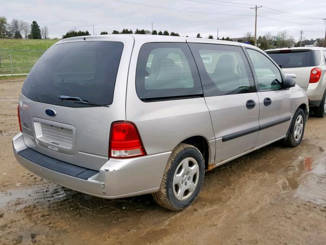 2FMZA50694BA76466 - 2004 FORD FREESTAR S SILVER photo 4