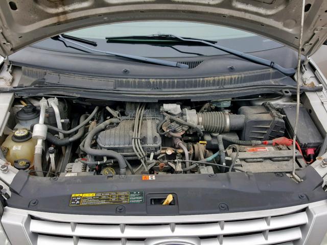 2FMZA50694BA76466 - 2004 FORD FREESTAR S SILVER photo 7