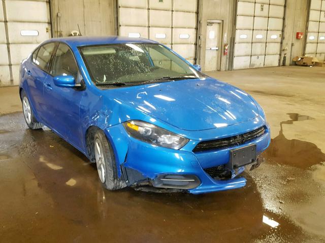 1C3CDFBB8FD310681 - 2015 DODGE DART SXT BLUE photo 1