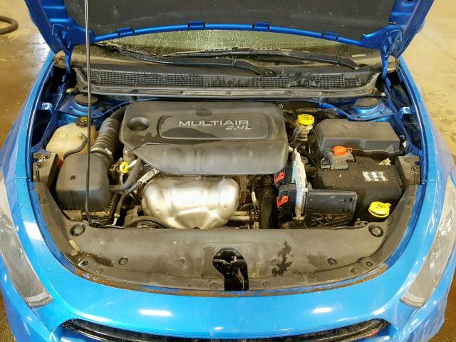 1C3CDFBB8FD310681 - 2015 DODGE DART SXT BLUE photo 7