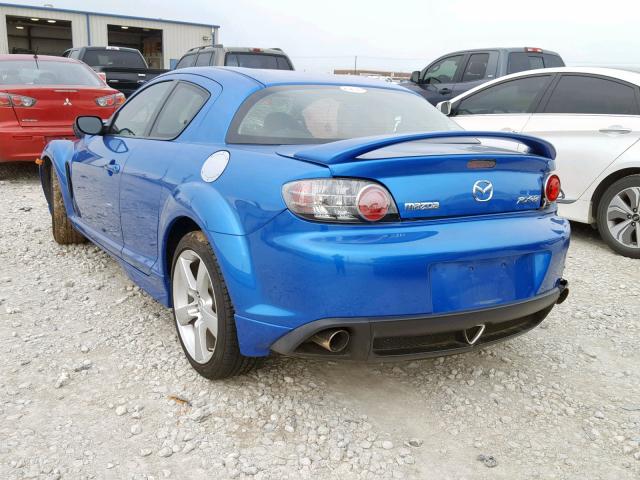 JM1FE173450159841 - 2005 MAZDA RX8 BLUE photo 3