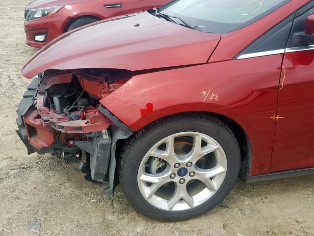 1FADP3N22EL422744 - 2014 FORD FOCUS TITA MAROON photo 9