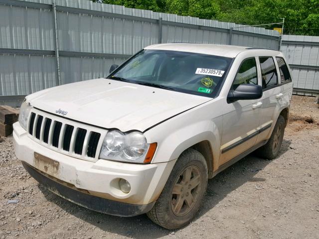 1J8GR48K47C583353 - 2007 JEEP GRAND CHER WHITE photo 2