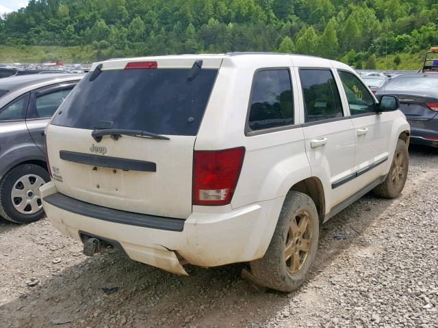 1J8GR48K47C583353 - 2007 JEEP GRAND CHER WHITE photo 4