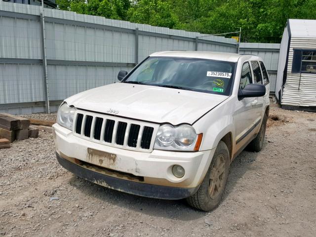 1J8GR48K47C583353 - 2007 JEEP GRAND CHER WHITE photo 9