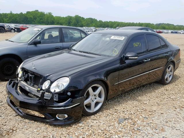 WDBUF56X89B375913 - 2009 MERCEDES-BENZ E 350 BLACK photo 2