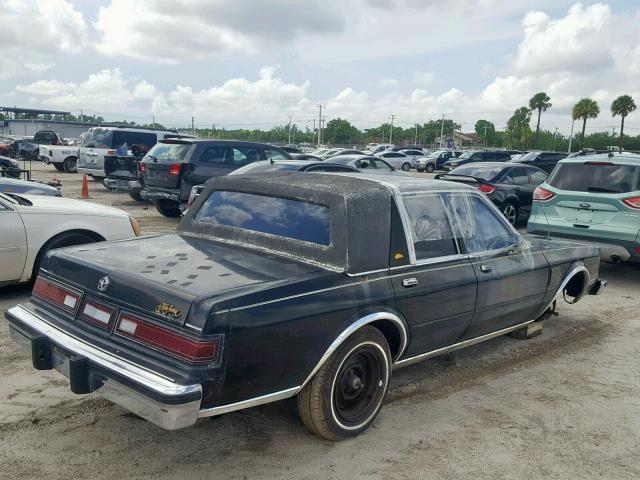 1C3BF66P8FX528386 - 1985 CHRYSLER FIFTH AVEN BLACK photo 4