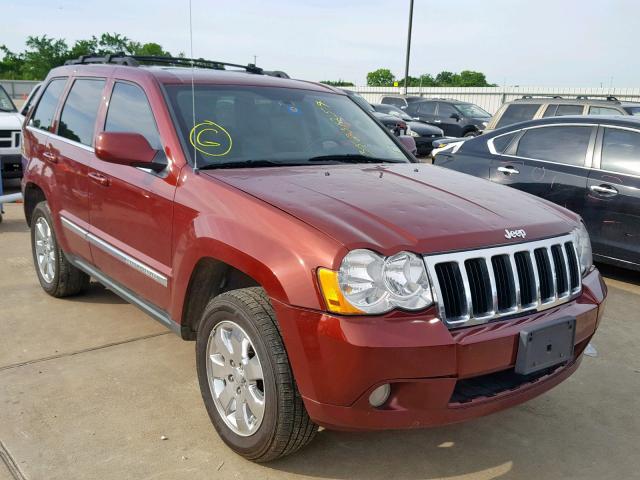 1J8HS58218C210397 - 2008 JEEP GRAND CHER MAROON photo 1