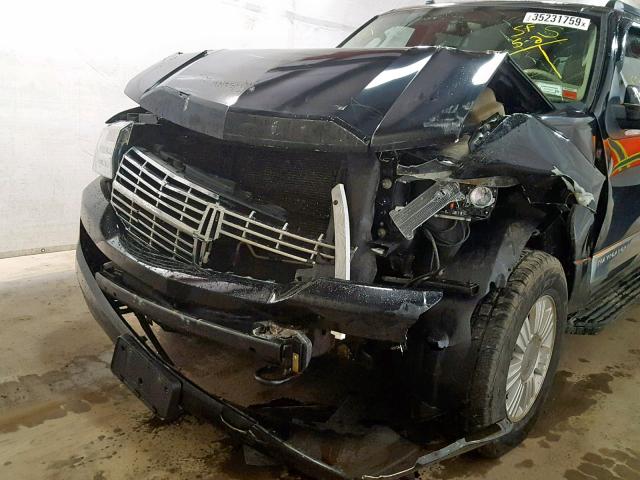 5LMFU28548LJ09610 - 2008 LINCOLN NAVIGATOR BLACK photo 9