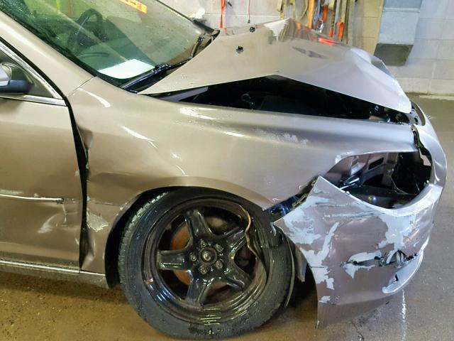 1G1ZC5EB4AF302193 - 2010 CHEVROLET MALIBU 1LT GRAY photo 10